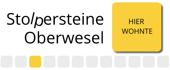 Stolpersteine Oberwesel Logo